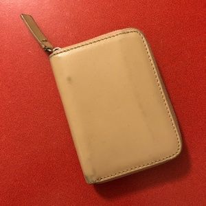 Baggu Zip Wallet in beige